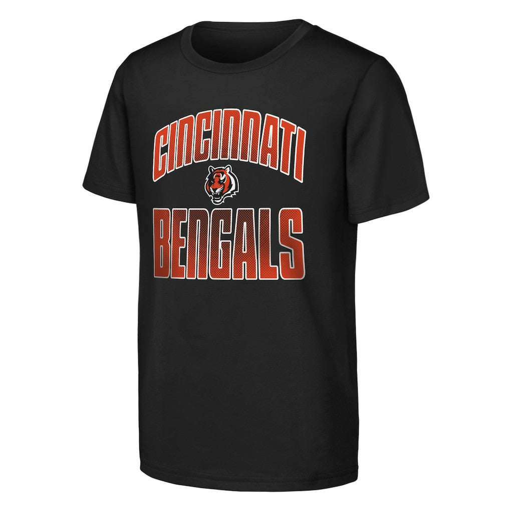 Cincinnati Bengals Outerstuff Youth Never Quit 2-Pack T-Shirt Set Black
