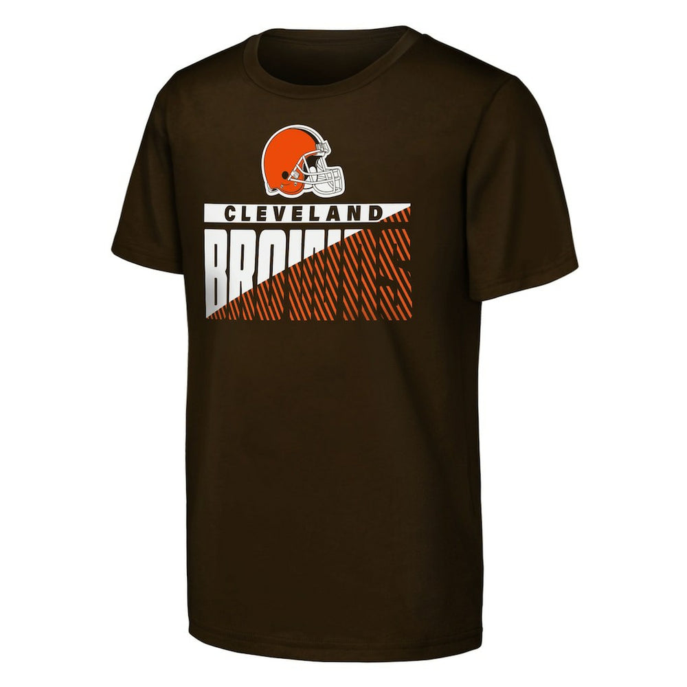 Cleveland Browns Outerstuff Youth Never Quit 2-Pack T-Shirt Set Brown