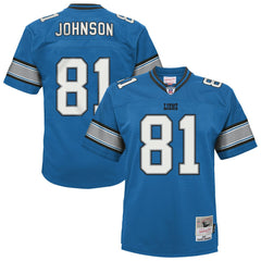 Mitchell & Ness Calvin Johnson Detroit Lions Youth Legacy Replica Jersey Blue