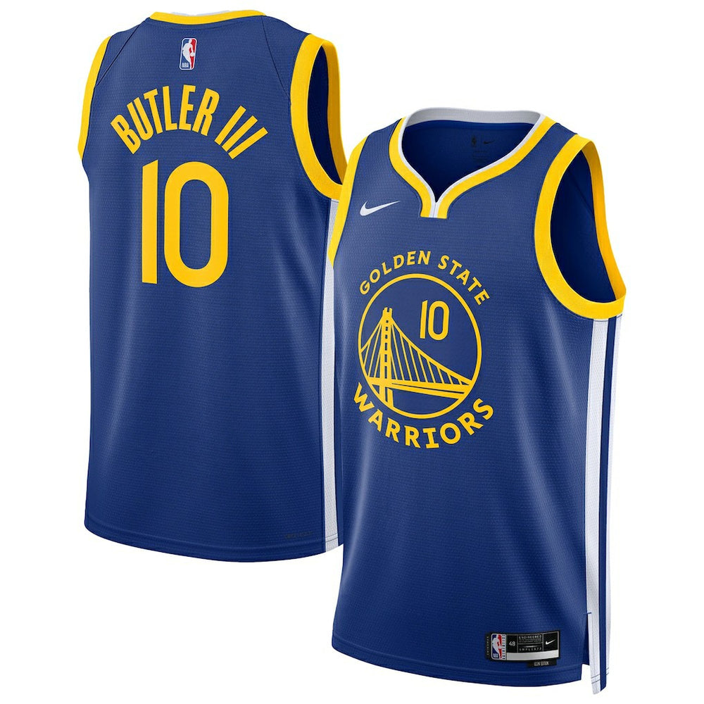 Jimmy Butler III Golden State Warriors Male Swingman Player Jersey for sale Icon Editi- Royal | Nike US