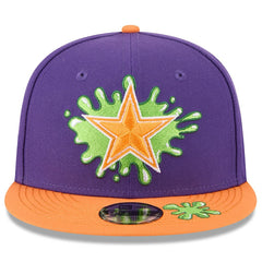 Dallas Cowboys New Era Youth Nickelodeon Slime 9FIFTY Snapback Hat Purple/Orange