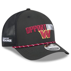 Washington Commanders New Era 2025 Inspire Change 9FORTY M-Crown Adjustable Hat Black