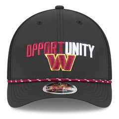 Washington Commanders New Era 2025 Inspire Change 9FORTY M-Crown Adjustable Hat Black