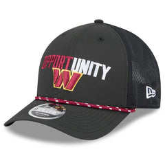 Washington Commanders New Era 2025 Inspire Change 9FORTY M-Crown Adjustable Hat Black