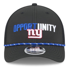 New York Giants New Era 2025 Inspire Change 9FORTY M-Crown Adjustable Hat Black
