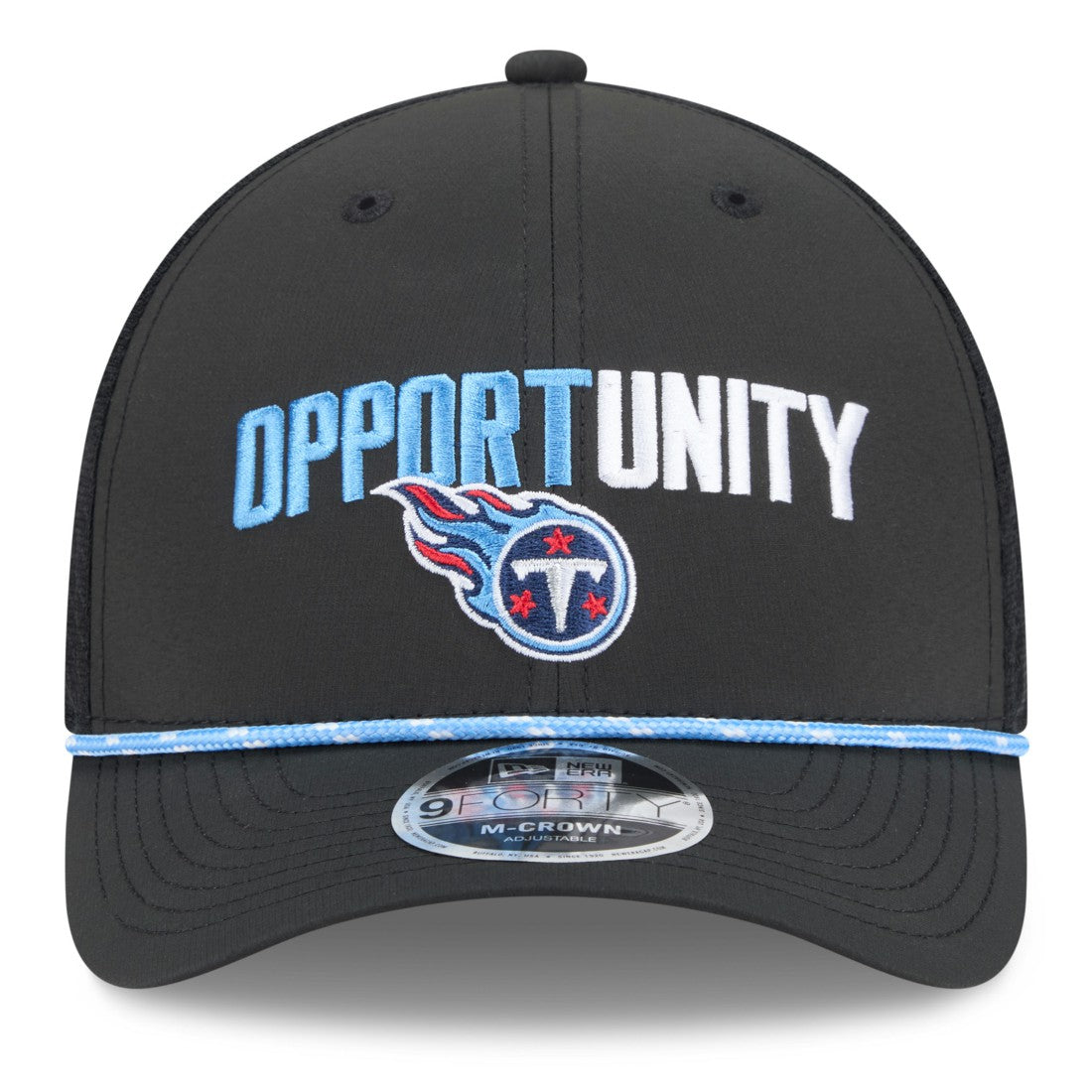 Tennessee Titans New Era 2025 Inspire Change 9FORTY M-Crown Adjustable Hat Black