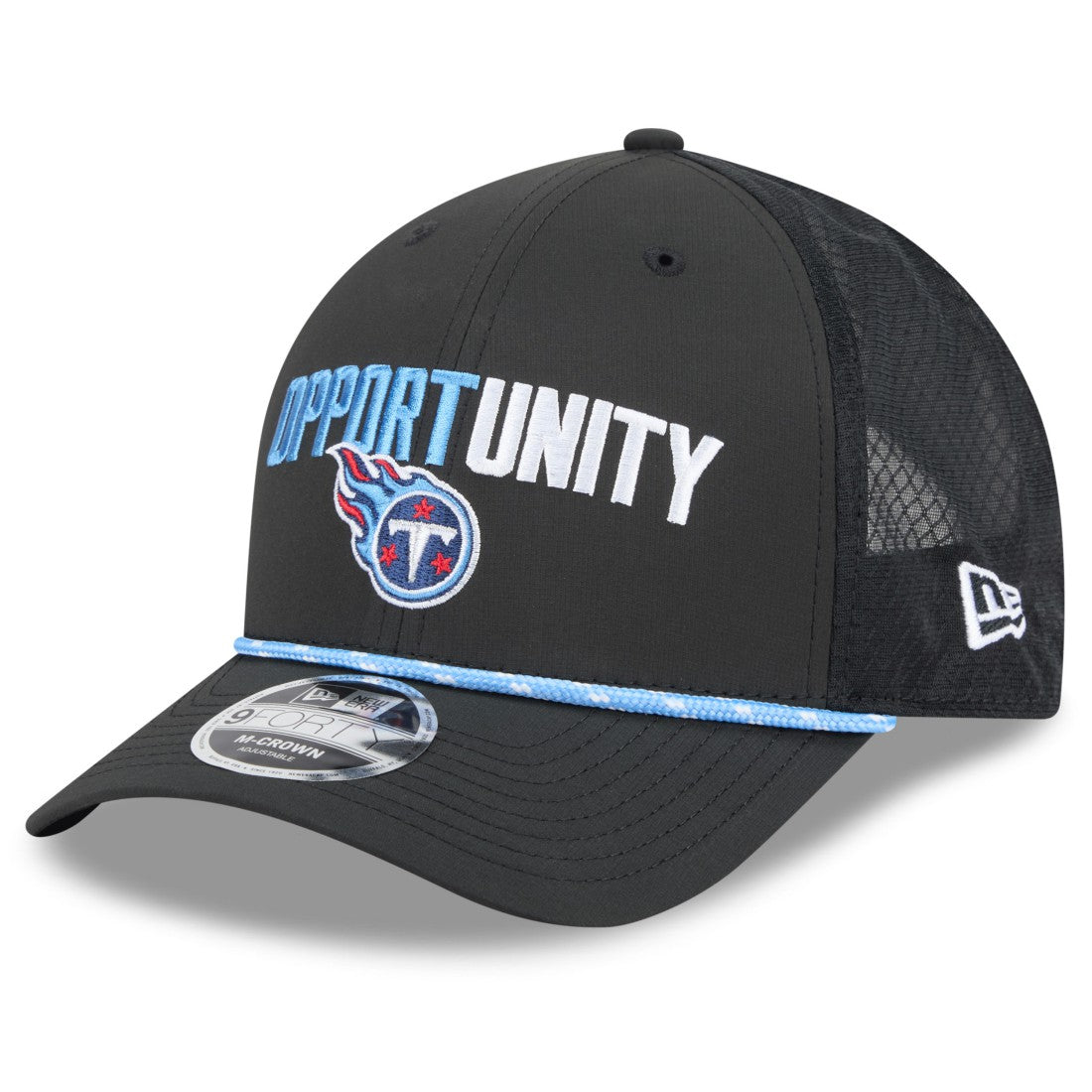 Tennessee Titans New Era 2025 Inspire Change 9FORTY M-Crown Adjustable Hat Black