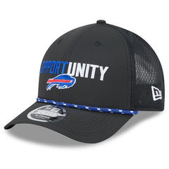 Buffalo Bills New Era 2025 Inspire Change 9FORTY M-Crown Adjustable Hat Black