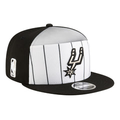 San Antonio Spurs Youth 2025 NBA Tip Off Split Panel 9FIFTY Snapback Hat White/Black | New Era discount