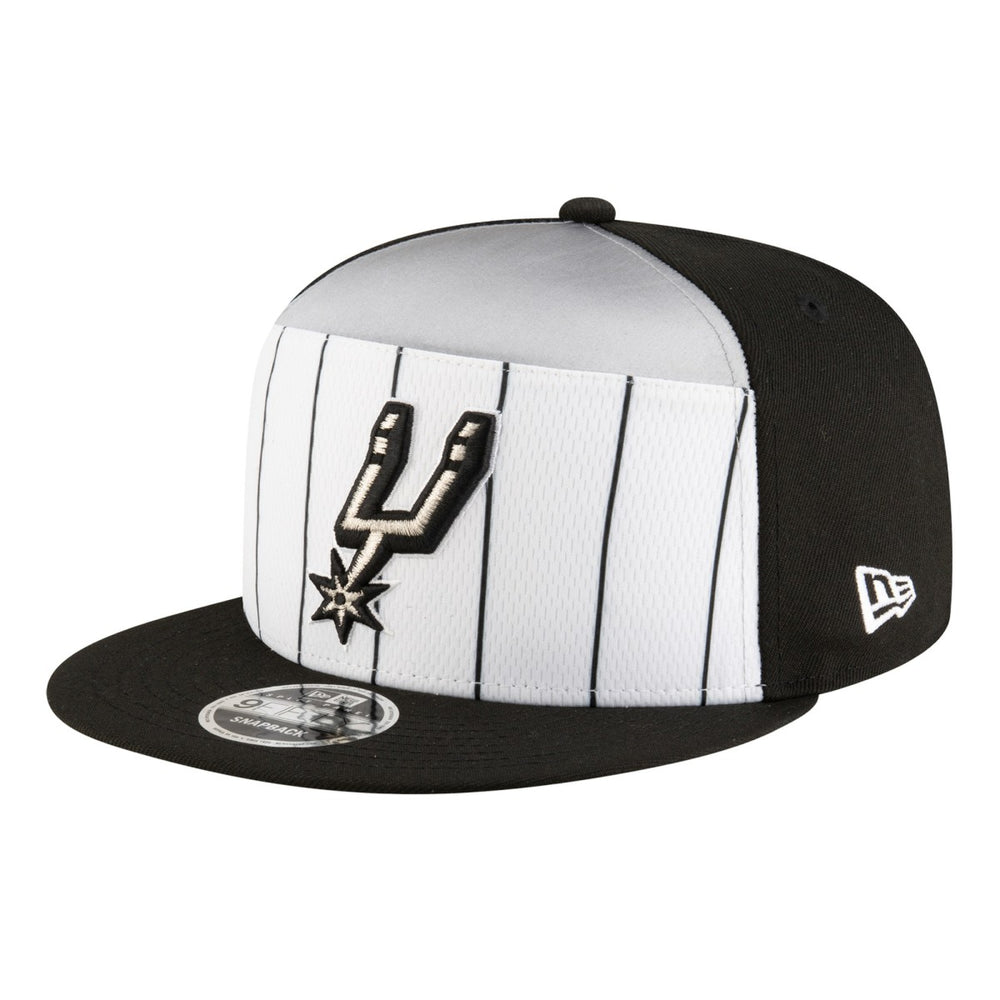 San Antonio Spurs Youth 2025 NBA Tip Off Split Panel 9FIFTY Snapback Hat White/Black | New Era discount