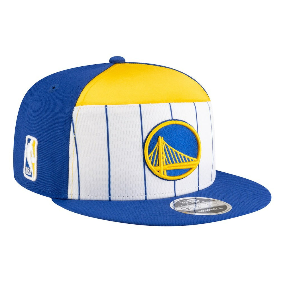 Golden State Warriors Youth 2025 NBA Tip Off Split Panel 9FIFTY Snapback Hat for sale White/Royal | New Era Lifestyle