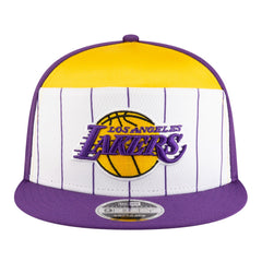 Los Angeles Lakers Youth 2025 NBA Tip Off Split Panel 9FIFTY Snapback Hat White/Purple | New Era outlet