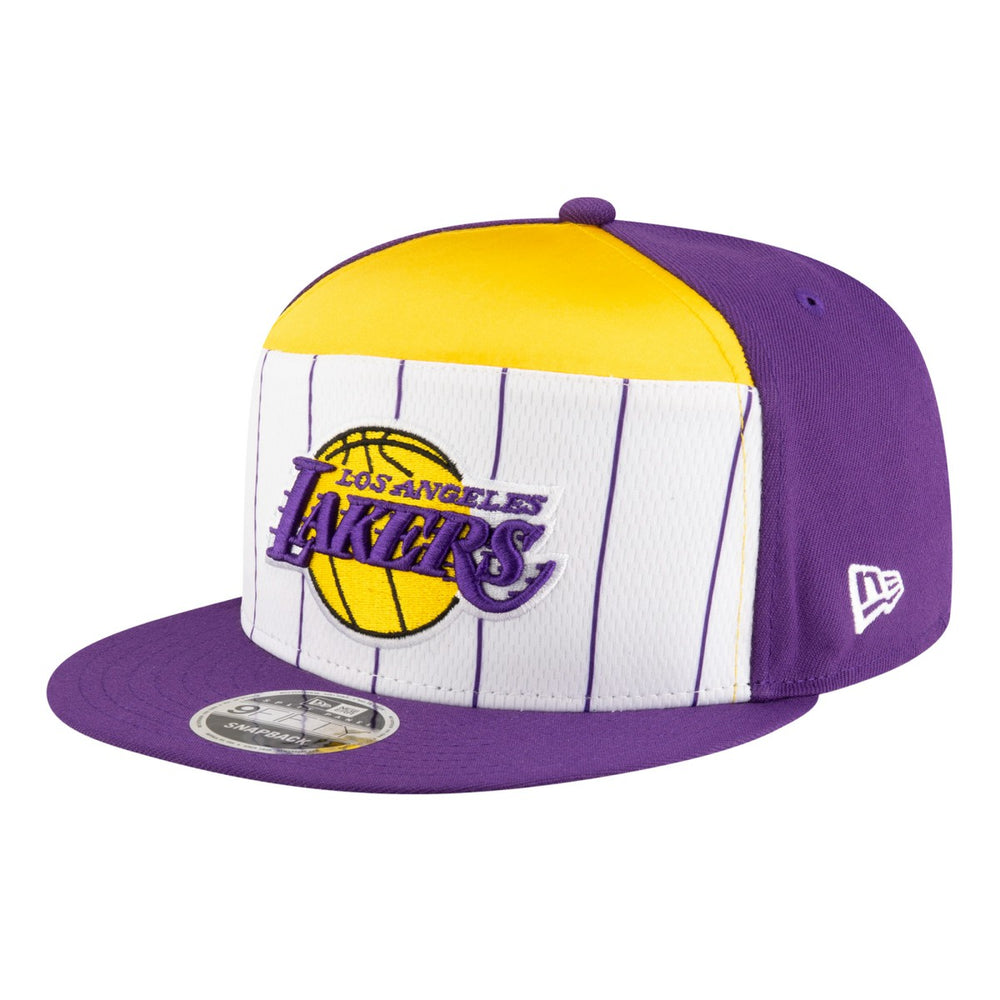 Los Angeles Lakers Youth 2025 NBA Tip Off Split Panel 9FIFTY Snapback Hat White/Purple | New Era outlet