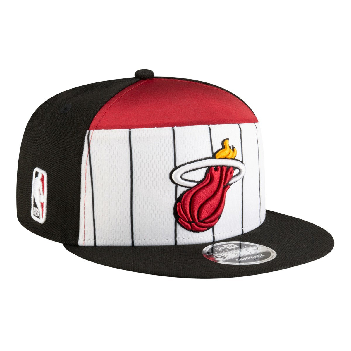 Miami Heat Youth 2025 NBA Tip Off Split Panel 9FIFTY Snapback Hat White/Black | New Era online