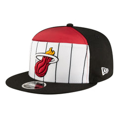 Miami Heat Youth 2025 NBA Tip Off Split Panel 9FIFTY Snapback Hat White/Black | New Era online