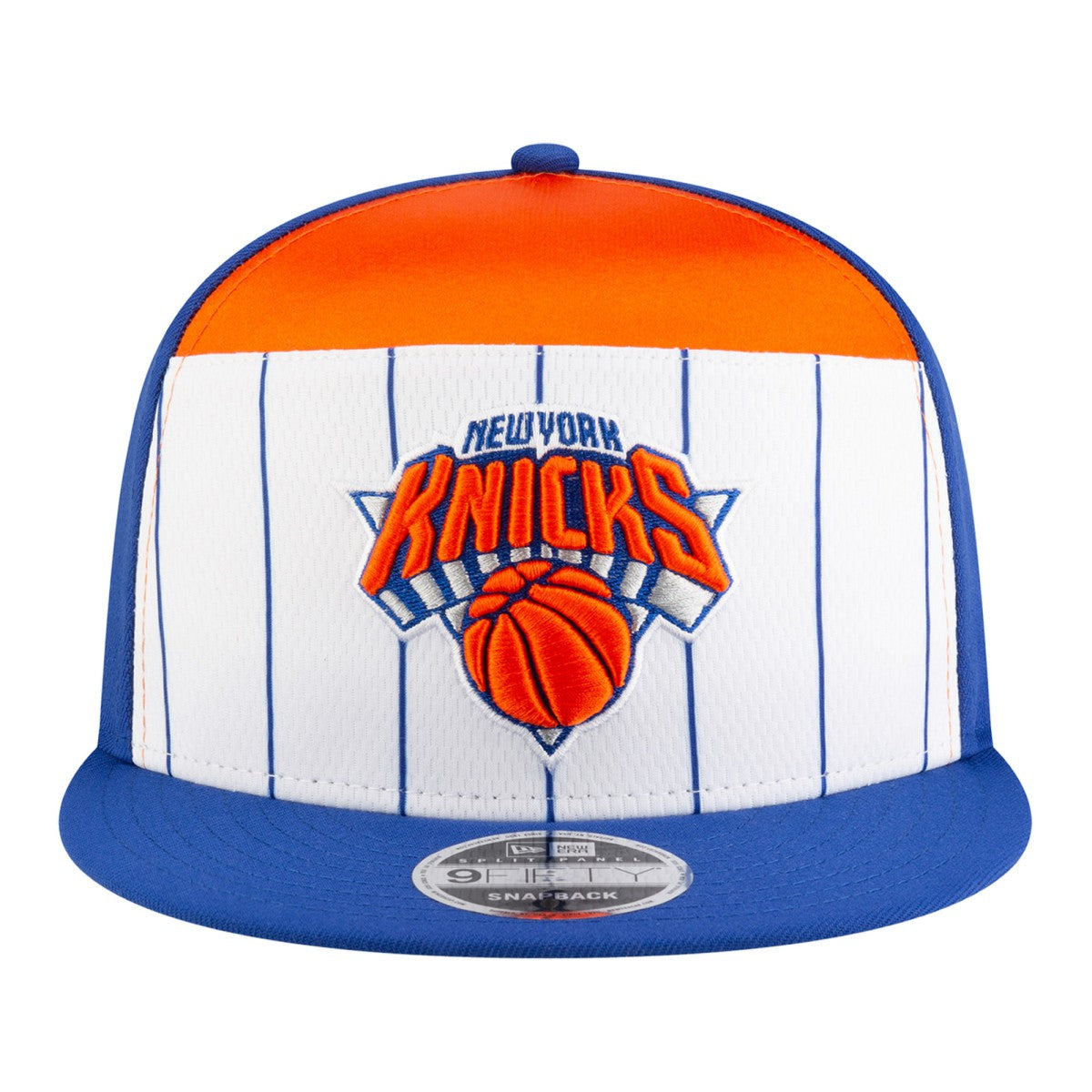 New York Knicks Youth 2025 NBA Tip Off Split Panel 9FIFTY Snapback Hat White/Blue | New Era Lifestyle