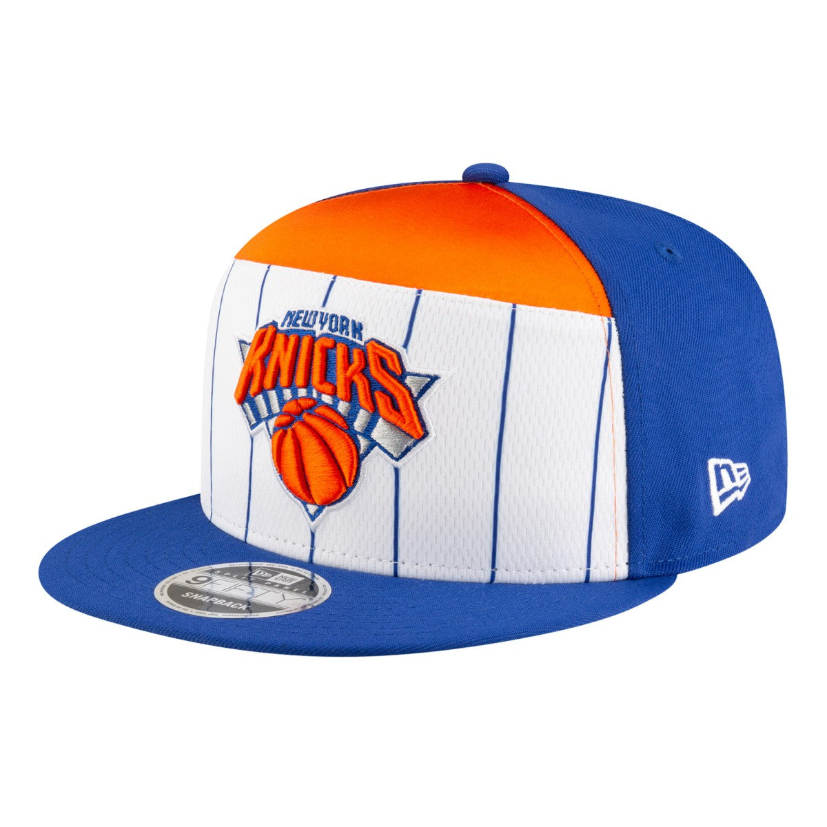 New York Knicks Youth 2025 NBA Tip Off Split Panel 9FIFTY Snapback Hat White/Blue | New Era Lifestyle