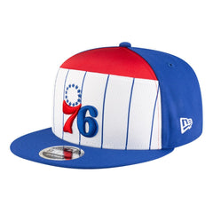 Philadelphia 76ers Youth 2025 NBA Tip Off Split Panel 9FIFTY Snapback Hat White/Blue | New Era discount