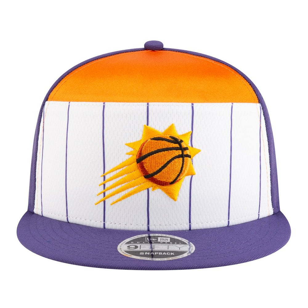 Phoenix Suns Youth 2025 NBA Tip Off Split Panel 9FIFTY Snapback Hat for sale White/Purple | New Era Near Me