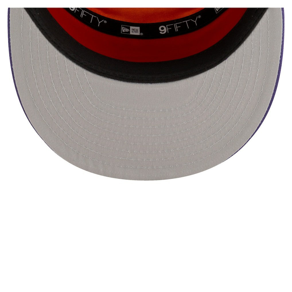 Phoenix Suns Youth 2025 NBA Tip Off Split Panel 9FIFTY Snapback Hat for sale White/Purple | New Era Near Me