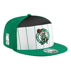 Boston Celtics Youth 2025 NBA Tip Off Split Panel 9FIFTY Snapback Hat White/Kelly Green | New Era discount