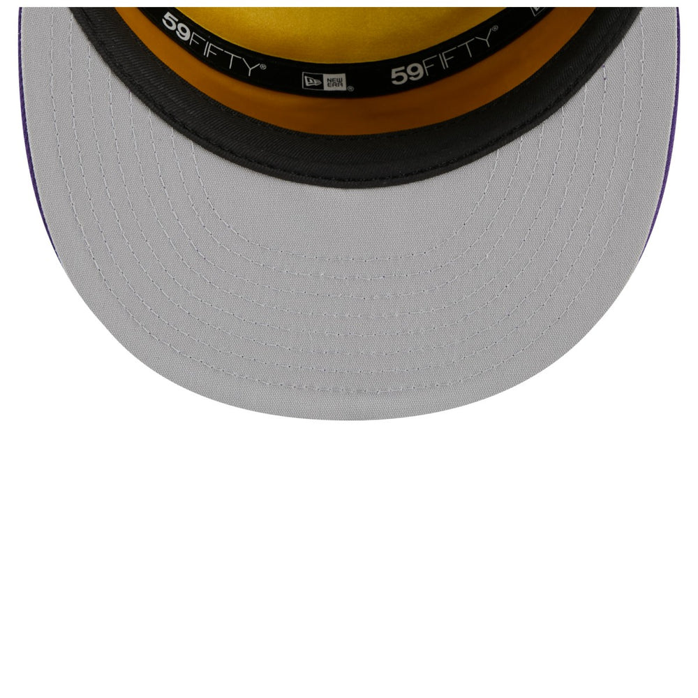 Los Angeles Lakers 2025 NBA Tip Off Split Panel 59FIFTY Fitted Hat White/Purple | New Era for sale