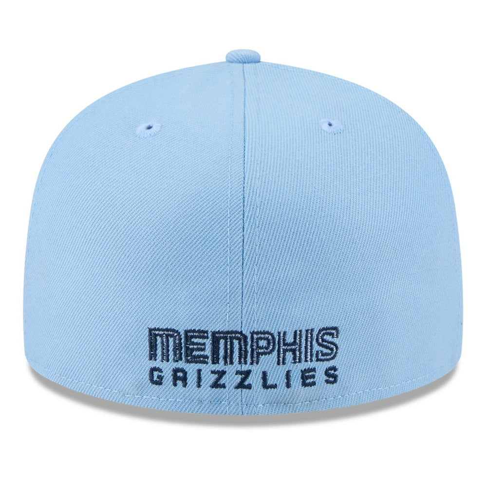 Memphis Grizzlies 2025 NBA Tip Off Split Panel 59FIFTY Fitted Hat White/Light Blue | New Era Near Me