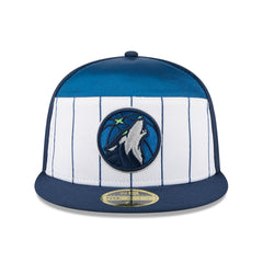 Minnesota Timberwolves 2025 NBA Tip Off Split Panel 59FIFTY Fitted Hat White/Navy | New Era discount