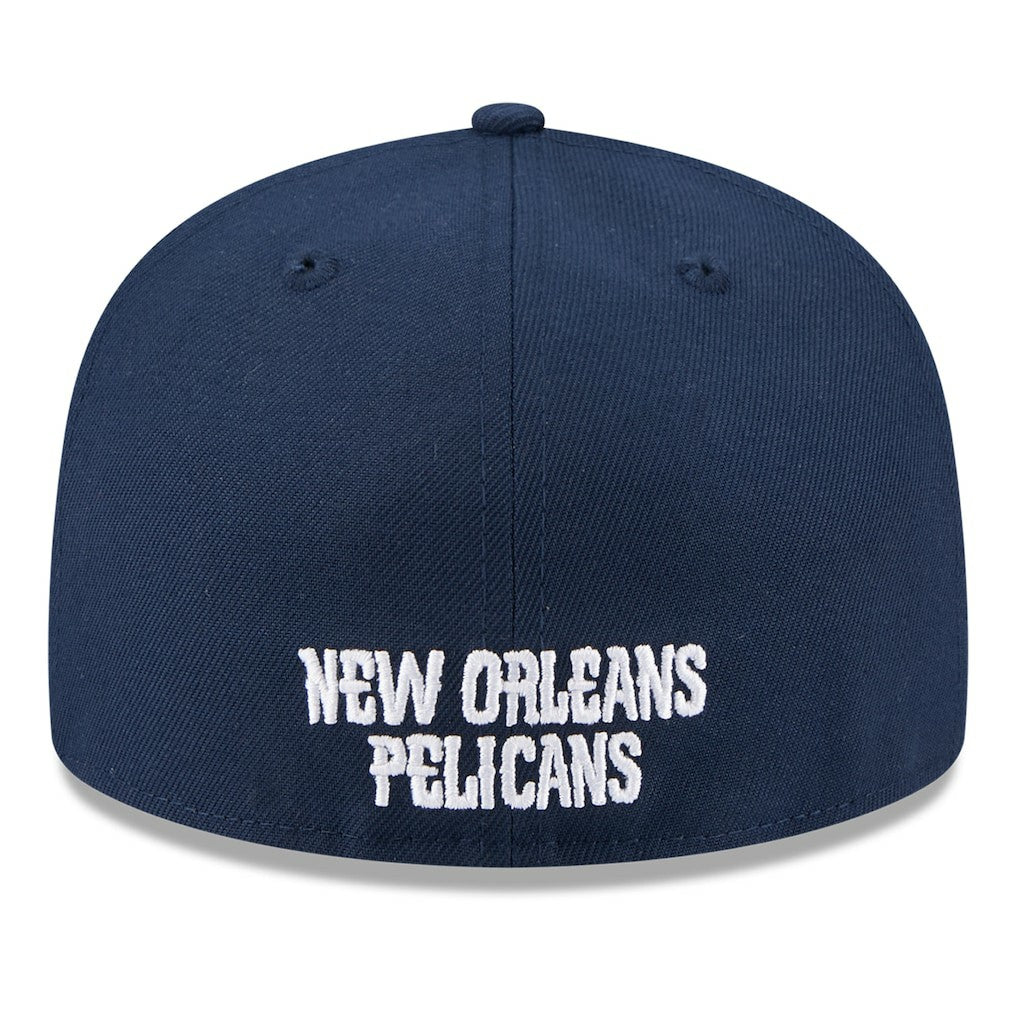 New Orleans Pelicans 2025 NBA Tip Off Split Panel 59FIFTY Fitted Hat White/Navy | New Era discount