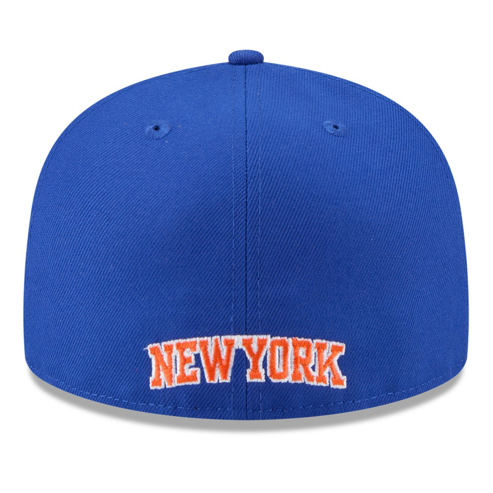 New York Knicks 2025 NBA Tip Off Split Panel 59FIFTY Fitted Hat White/Blue | New Era US