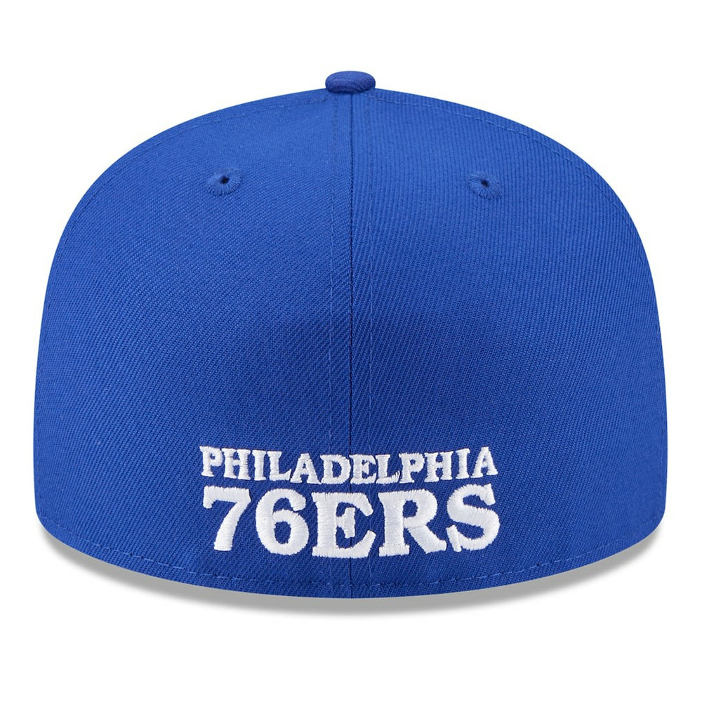 Philadelphia 76ers 2025 NBA Tip Off Split Panel 59FIFTY Fitted Hat White/Royal | New Era Lifestyle