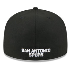 San Antonio Spurs 2025 NBA Tip Off Split Panel 59FIFTY Fitted Hat White/Black | New Era