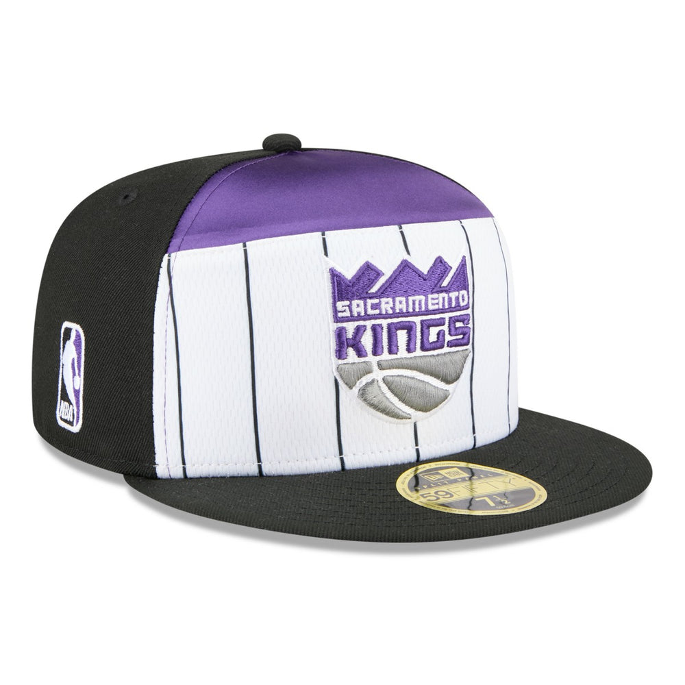 Sacramento Kings 2025 NBA Tip Off Split Panel 59FIFTY Fitted Hat White/Black | New Era online