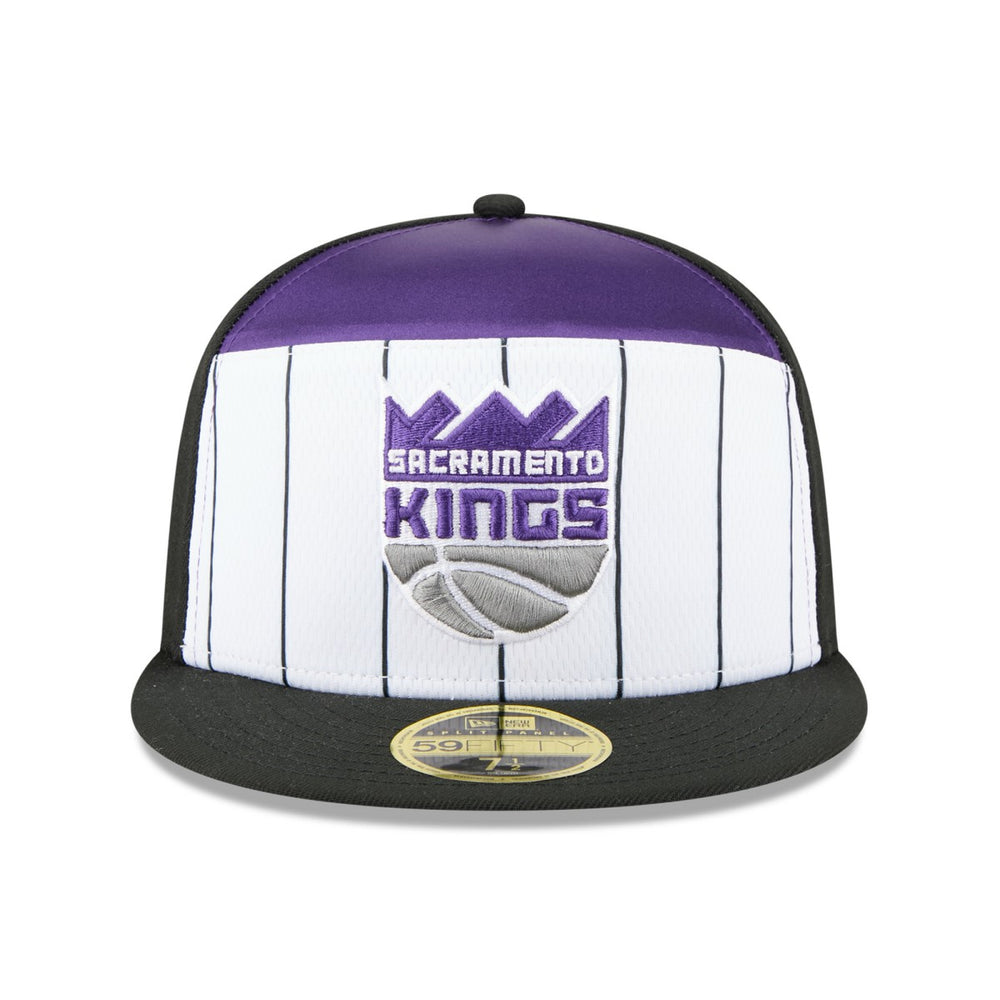 Sacramento Kings 2025 NBA Tip Off Split Panel 59FIFTY Fitted Hat White/Black | New Era online
