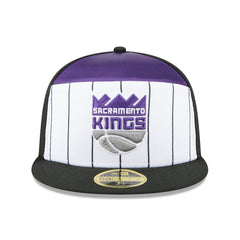 Sacramento Kings 2025 NBA Tip Off Split Panel 59FIFTY Fitted Hat White/Black | New Era online