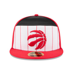 Toronto Raptors 2025 NBA Tip Off Split Panel 59FIFTY Fitted Hat White/Red | New Era US