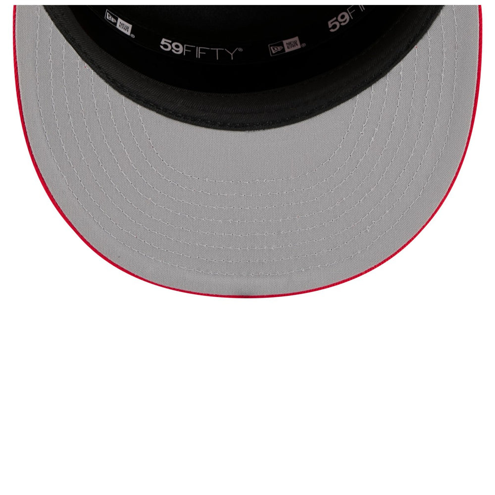 Toronto Raptors 2025 NBA Tip Off Split Panel 59FIFTY Fitted Hat White/Red | New Era US