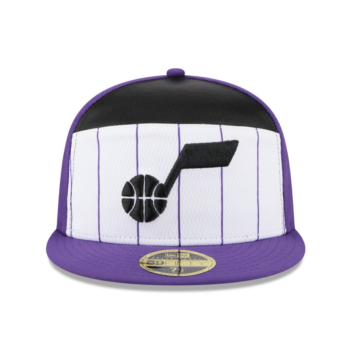 Utah Jazz 2025 NBA Tip Off Split Panel 59FIFTY Fitted Hat White/Purple | New Era for sale