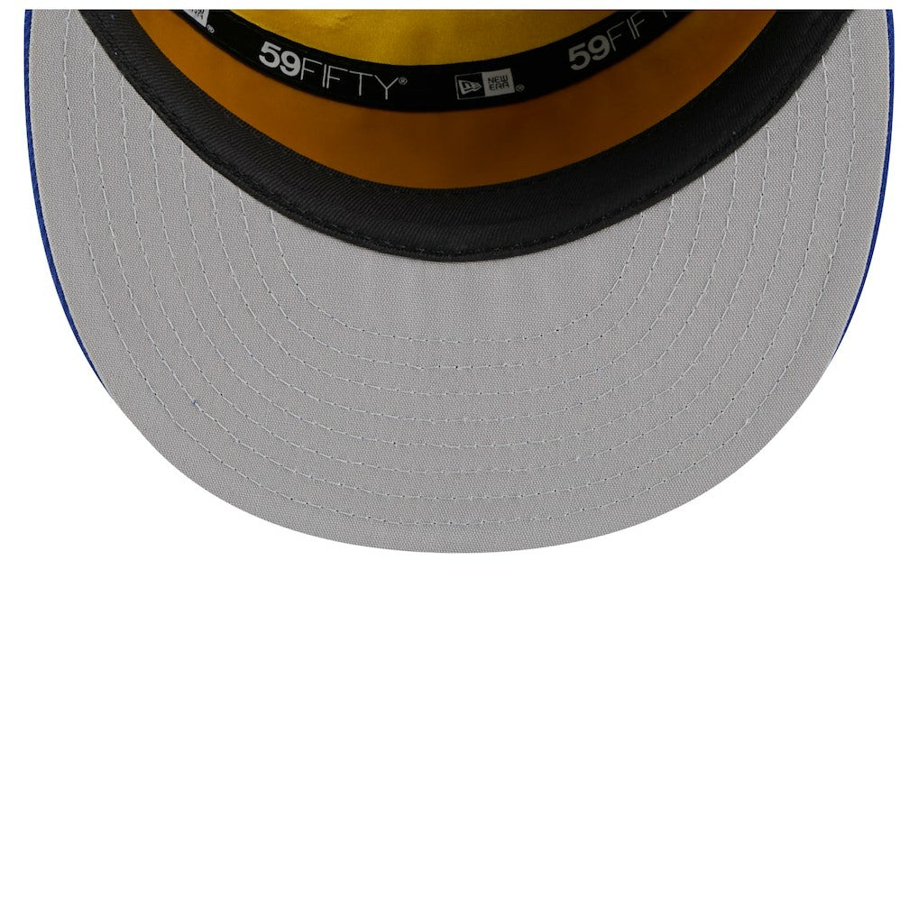 Golden State Warriors 2025 NBA Tip Off Split Panel 59FIFTY Fitted Hat for sale White/Royal | New Era Lifestyle
