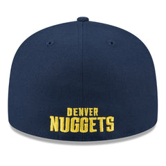 Denver Nuggets 2025 NBA Tip Off Split Panel 59FIFTY Fitted Hat for sale White/Navy | New Era