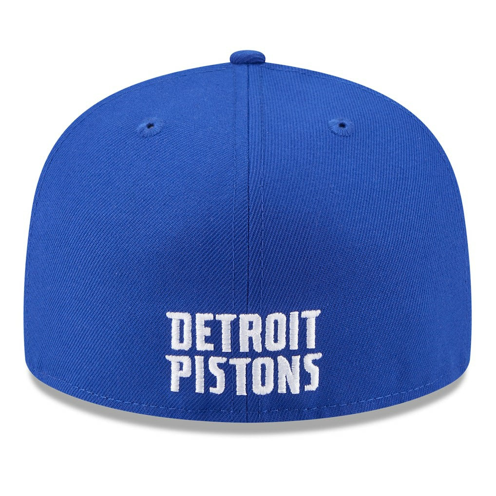 Detroit Pistons 2025 NBA Tip Off Split Panel 59FIFTY Fitted Hat for sale White/Blue | New Era outlet