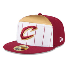 Cleveland Cavaliers 2025 NBA Tip Off Split Panel 59FIFTY Fitted Hat for sale White/Wine | New Era US