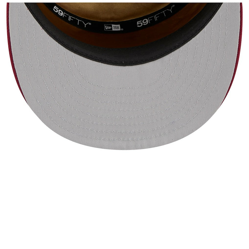 Cleveland Cavaliers 2025 NBA Tip Off Split Panel 59FIFTY Fitted Hat for sale White/Wine | New Era US