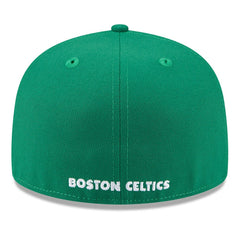 Boston Celtics 2025 NBA Tip Off Split Panel 59FIFTY Fitted Hat White/Kelly Green | New Era Near Me