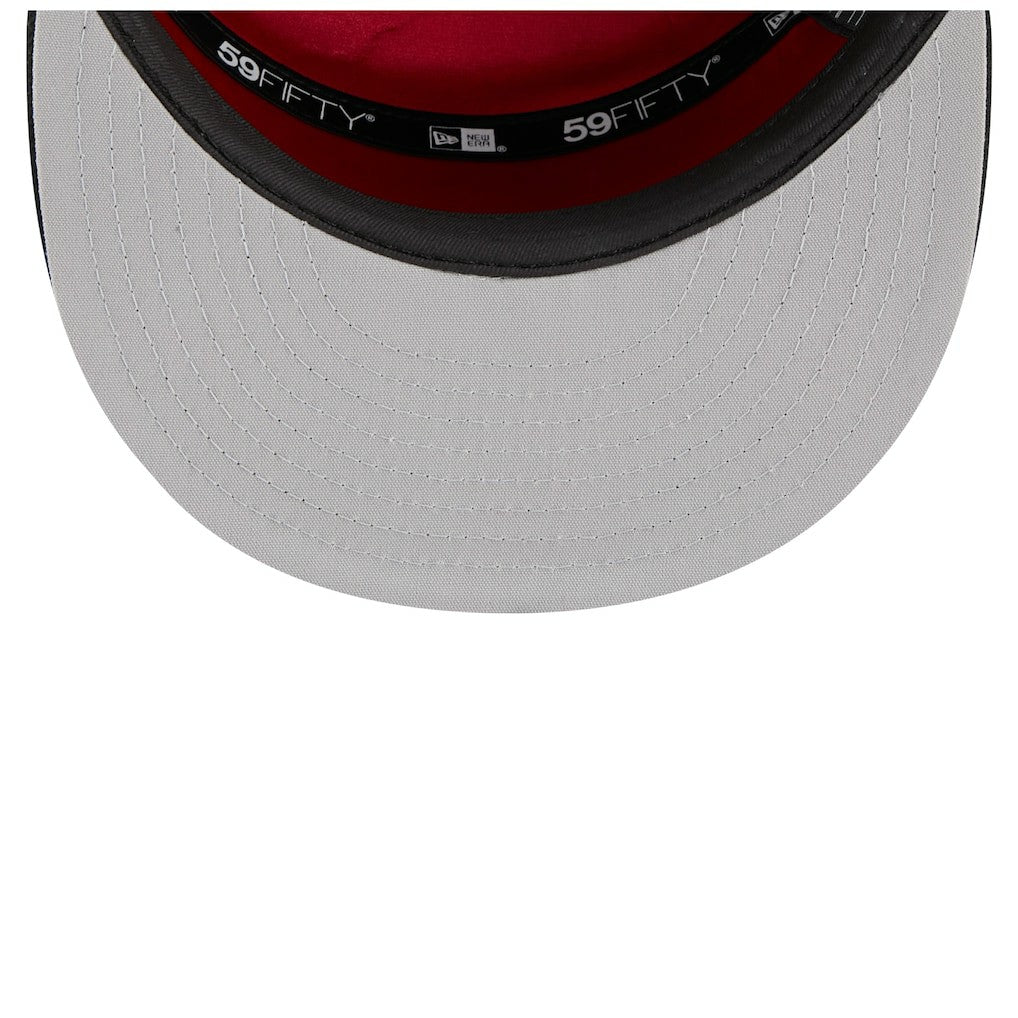 Chicago Bulls 2025 NBA Tip Off Split Panel 59FIFTY Fitted Hat White/Black | New Era