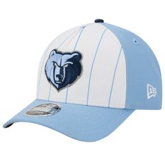 Memphis Grizzlies 2025 NBA Tip Off M-Crown A-Frame 9FORTY Adjustable Hat White/Light Blue | New Era discount