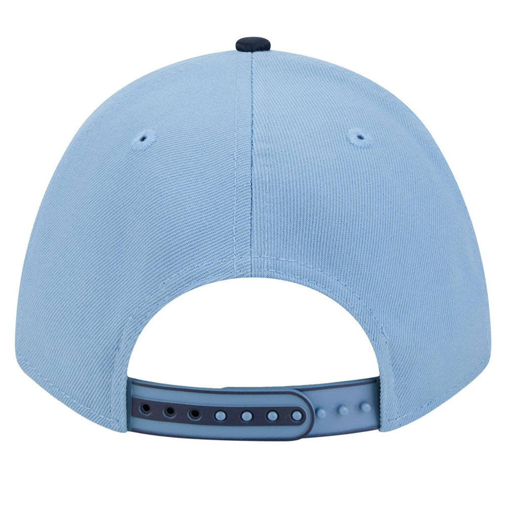 Memphis Grizzlies 2025 NBA Tip Off M-Crown A-Frame 9FORTY Adjustable Hat White/Light Blue | New Era discount