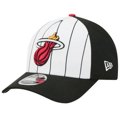 Miami Heat 2025 NBA Tip Off M-Crown A-Frame 9FORTY Adjustable Hat White/Black | New Era US