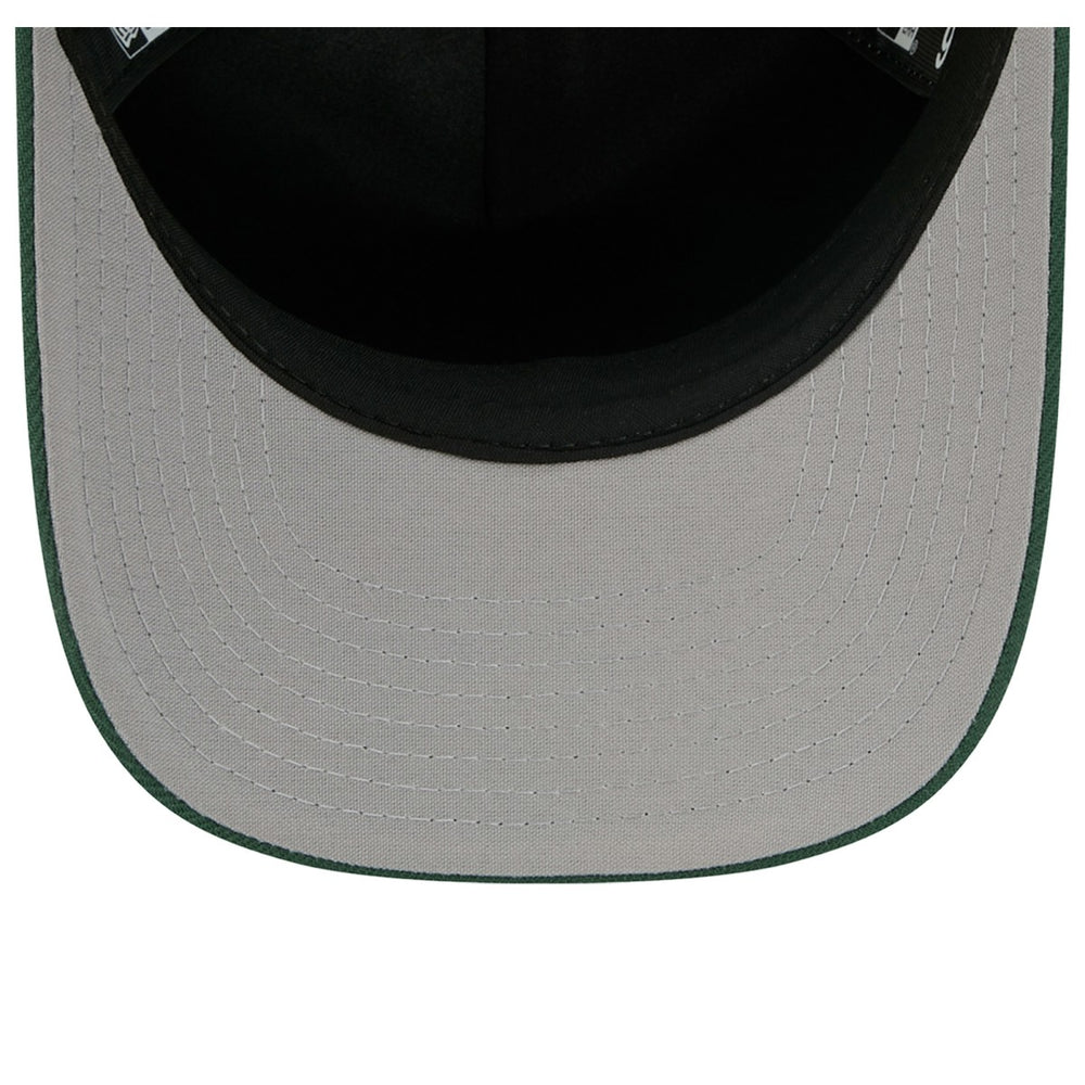 Milwaukee Bucks 2025 NBA Tip Off M-Crown A-Frame 9FORTY Adjustable Hat White/Hunter Green | New Era for sale