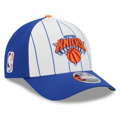 New York Knicks 2025 NBA Tip Off M-Crown A-Frame 9FORTY Adjustable Hat White/Blue | New Era online